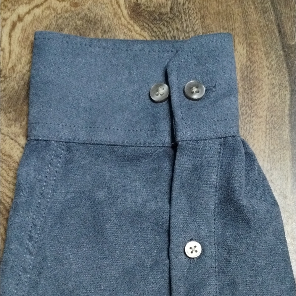 Van Heusen Classic Gray Dress Shirt M 15-151/2 - Picture 5 of 9